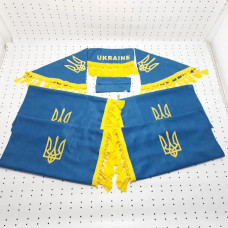 Штори (сині) ВК ЮМЗ, МТЗ з написом "Украина"